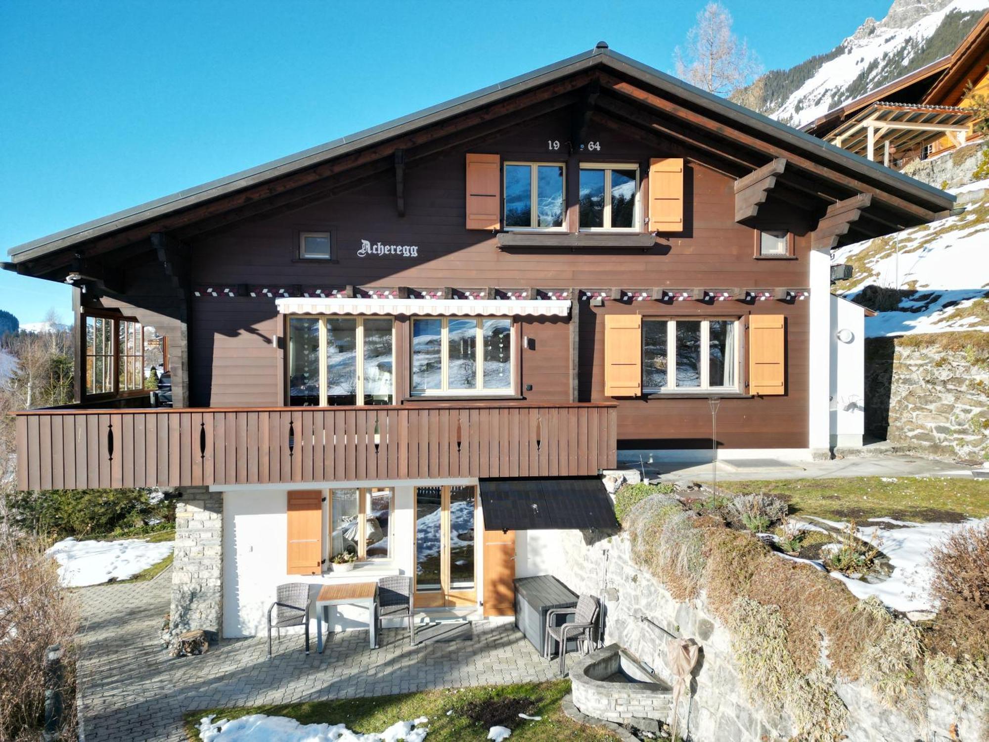 Chalet Acheregg Wengen Kültér fotó