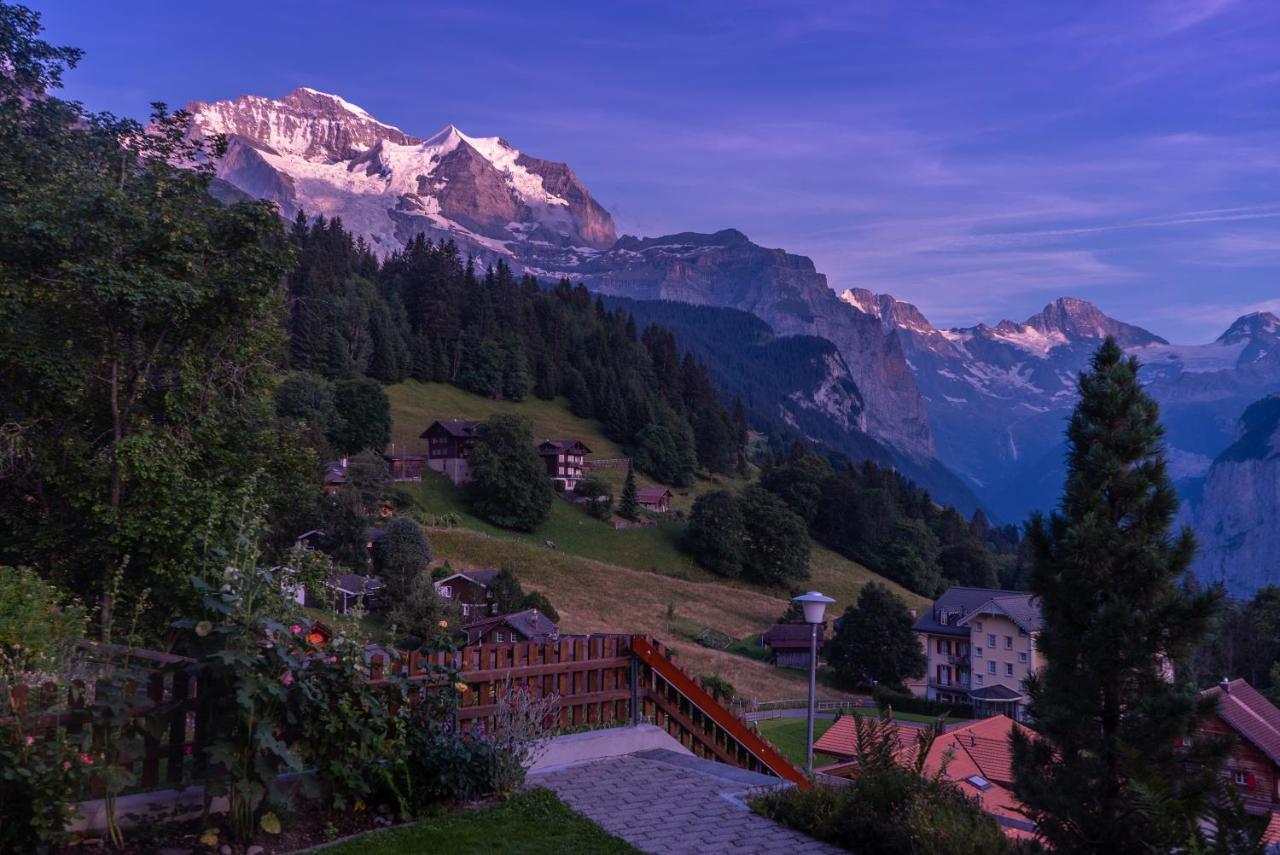 Chalet Acheregg Wengen Kültér fotó